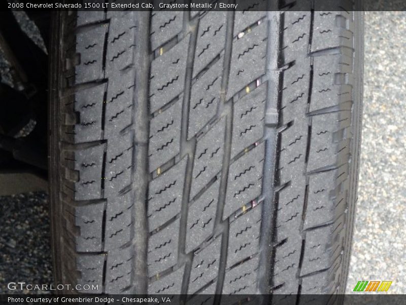 Graystone Metallic / Ebony 2008 Chevrolet Silverado 1500 LT Extended Cab