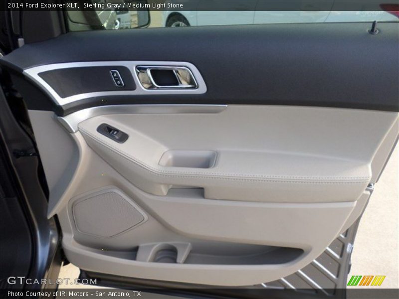 Sterling Gray / Medium Light Stone 2014 Ford Explorer XLT