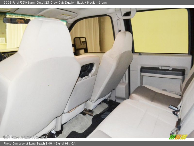 Black / Medium Stone 2008 Ford F350 Super Duty XLT Crew Cab Dually