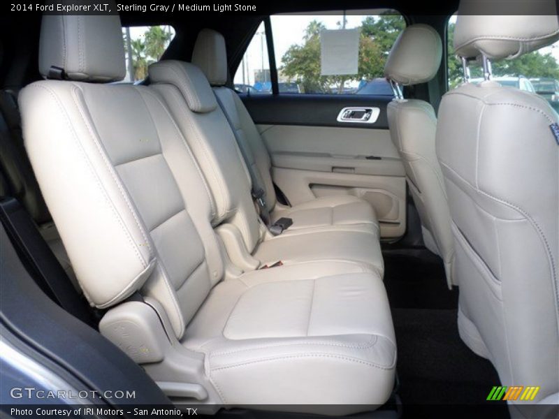 Sterling Gray / Medium Light Stone 2014 Ford Explorer XLT