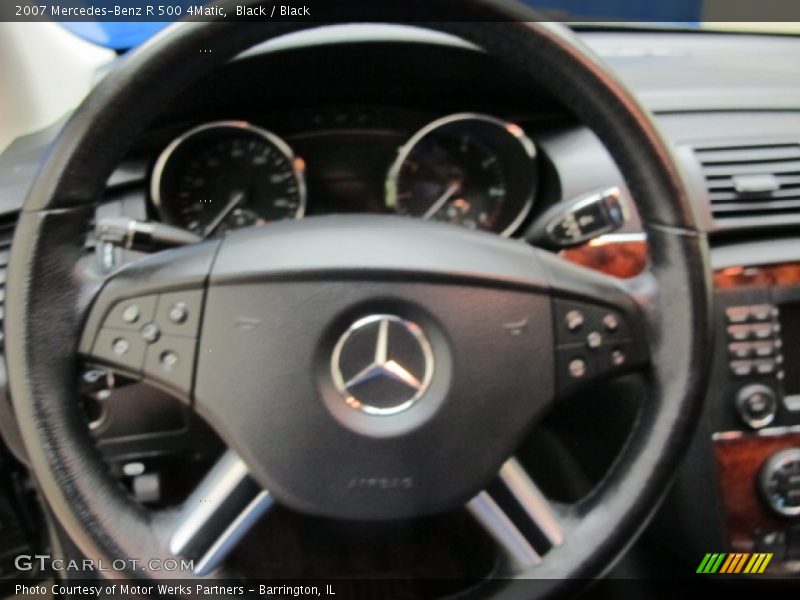 Black / Black 2007 Mercedes-Benz R 500 4Matic