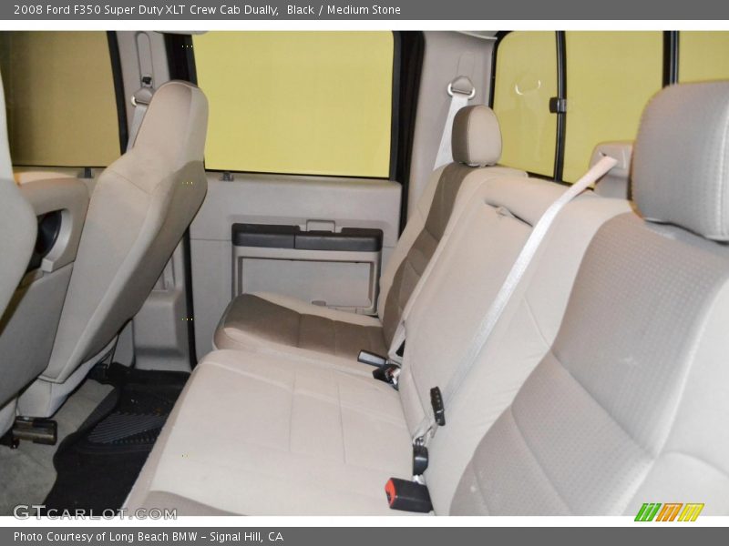 Black / Medium Stone 2008 Ford F350 Super Duty XLT Crew Cab Dually
