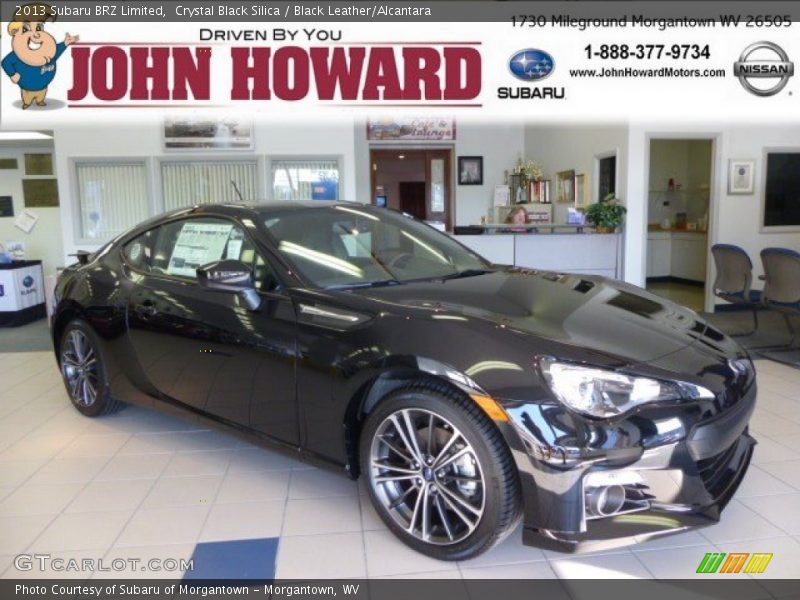 Crystal Black Silica / Black Leather/Alcantara 2013 Subaru BRZ Limited