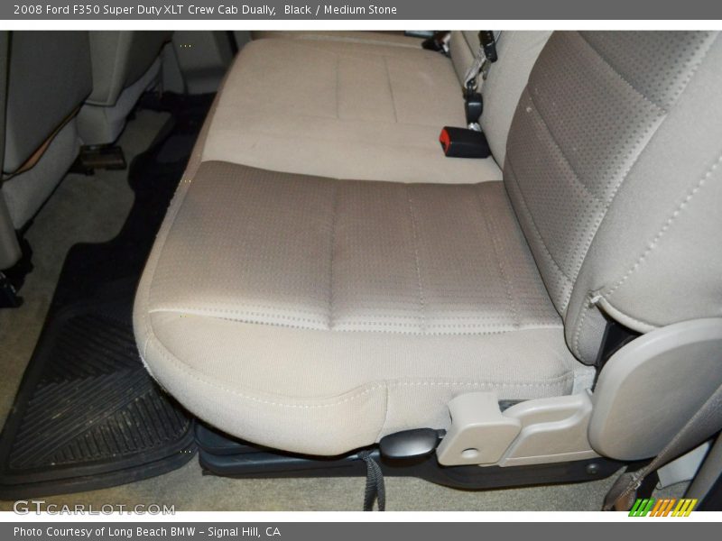 Black / Medium Stone 2008 Ford F350 Super Duty XLT Crew Cab Dually