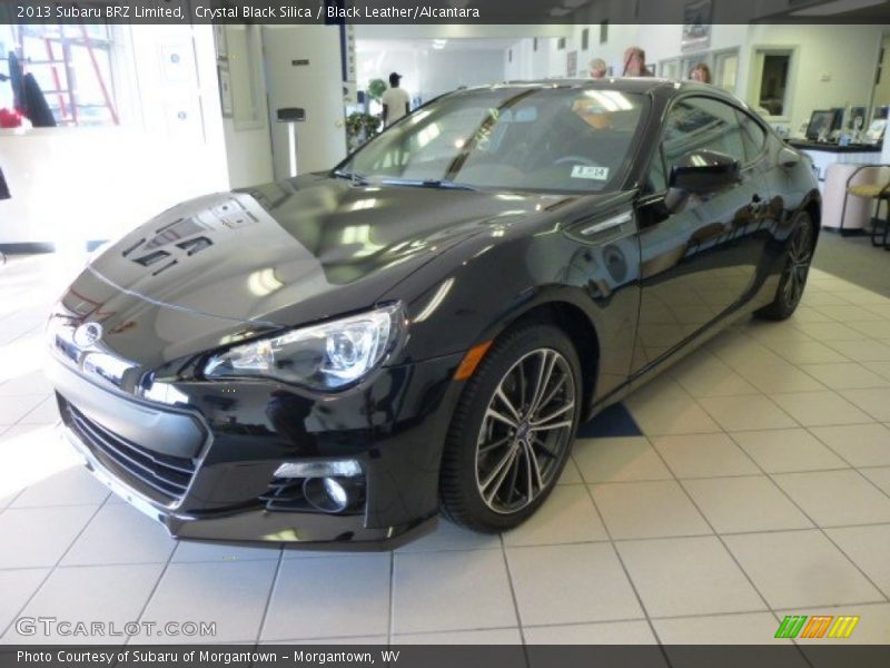 Crystal Black Silica / Black Leather/Alcantara 2013 Subaru BRZ Limited