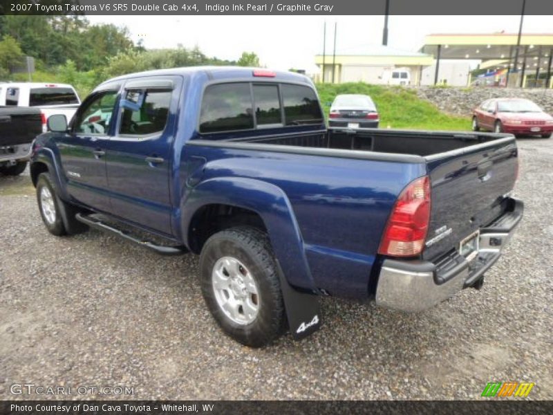 Indigo Ink Pearl / Graphite Gray 2007 Toyota Tacoma V6 SR5 Double Cab 4x4