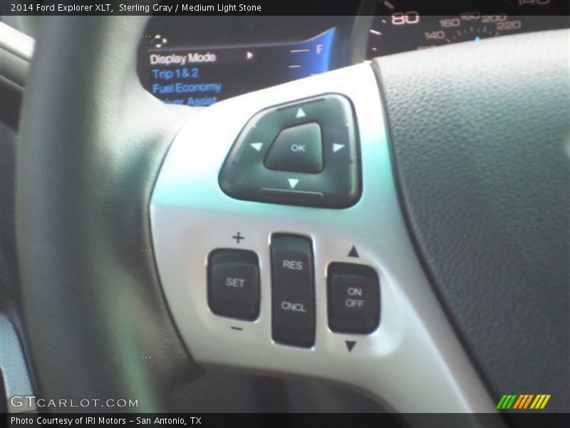 Sterling Gray / Medium Light Stone 2014 Ford Explorer XLT