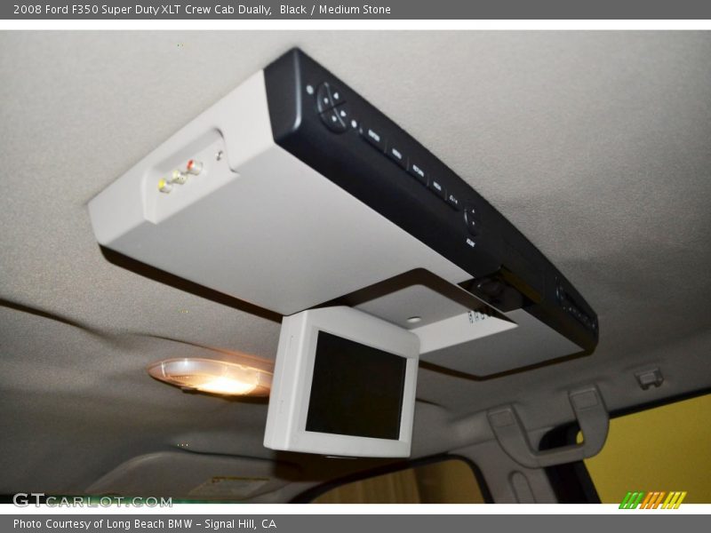 Black / Medium Stone 2008 Ford F350 Super Duty XLT Crew Cab Dually