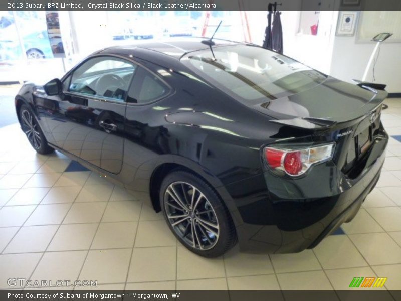 Crystal Black Silica / Black Leather/Alcantara 2013 Subaru BRZ Limited