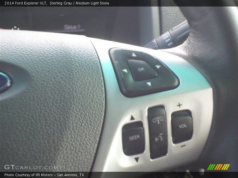 Sterling Gray / Medium Light Stone 2014 Ford Explorer XLT