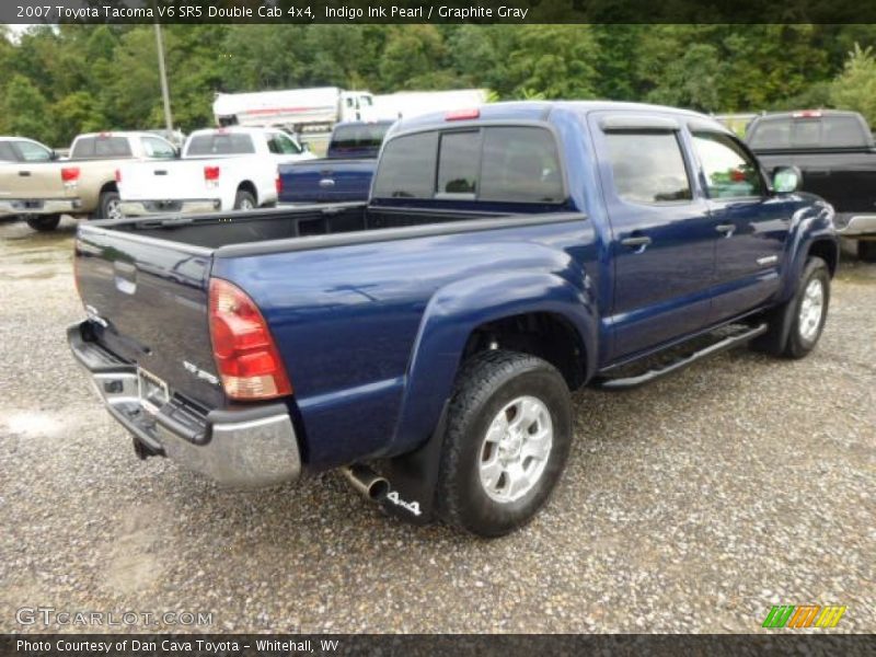 Indigo Ink Pearl / Graphite Gray 2007 Toyota Tacoma V6 SR5 Double Cab 4x4