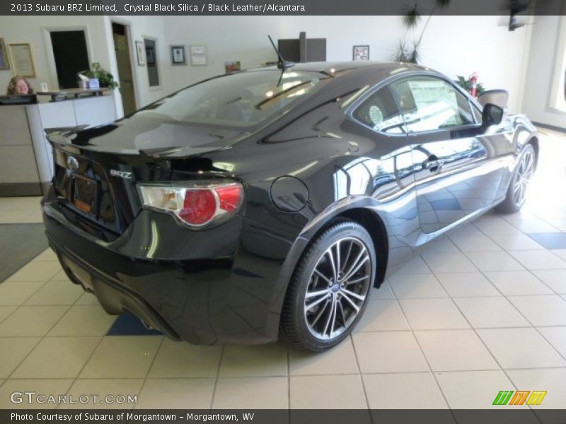 Crystal Black Silica / Black Leather/Alcantara 2013 Subaru BRZ Limited