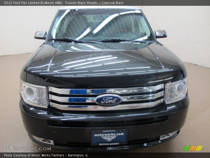Tuxedo Black Metallic / Charcoal Black 2012 Ford Flex Limited EcoBoost AWD
