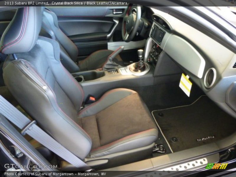 Crystal Black Silica / Black Leather/Alcantara 2013 Subaru BRZ Limited