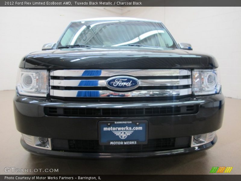 Tuxedo Black Metallic / Charcoal Black 2012 Ford Flex Limited EcoBoost AWD