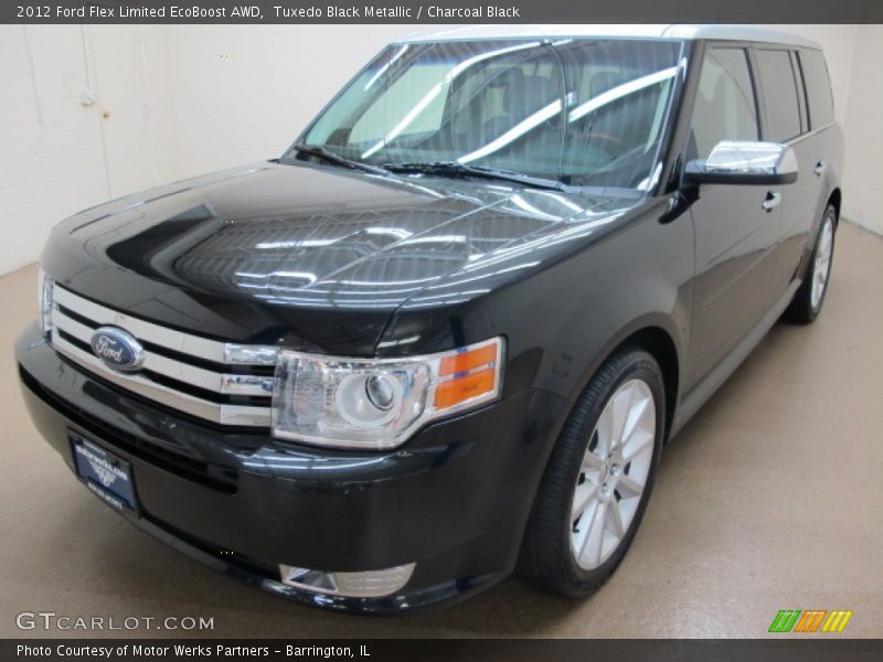 Tuxedo Black Metallic / Charcoal Black 2012 Ford Flex Limited EcoBoost AWD