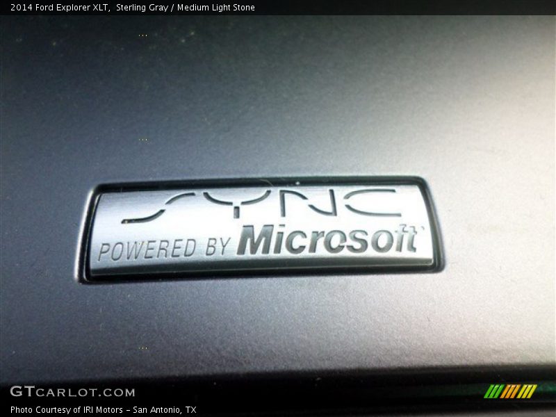 Sterling Gray / Medium Light Stone 2014 Ford Explorer XLT
