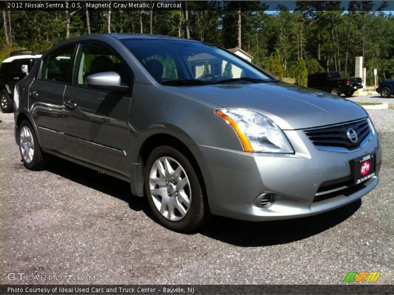 Magnetic Gray Metallic / Charcoal 2012 Nissan Sentra 2.0 S