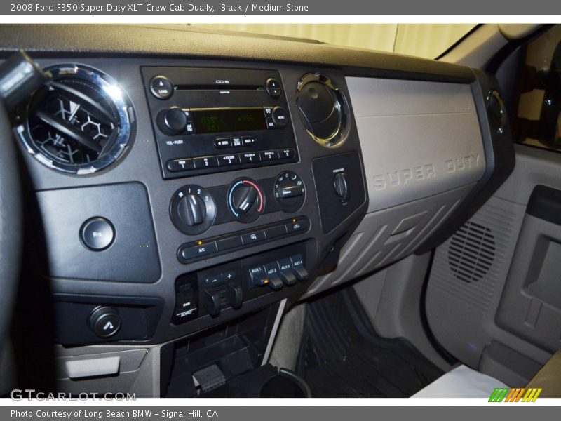 Black / Medium Stone 2008 Ford F350 Super Duty XLT Crew Cab Dually