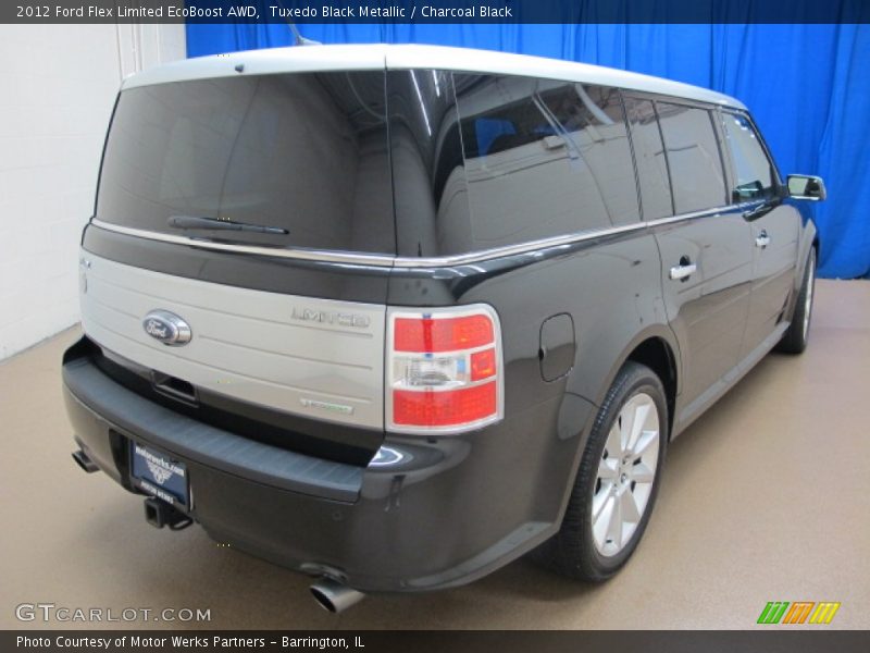 Tuxedo Black Metallic / Charcoal Black 2012 Ford Flex Limited EcoBoost AWD