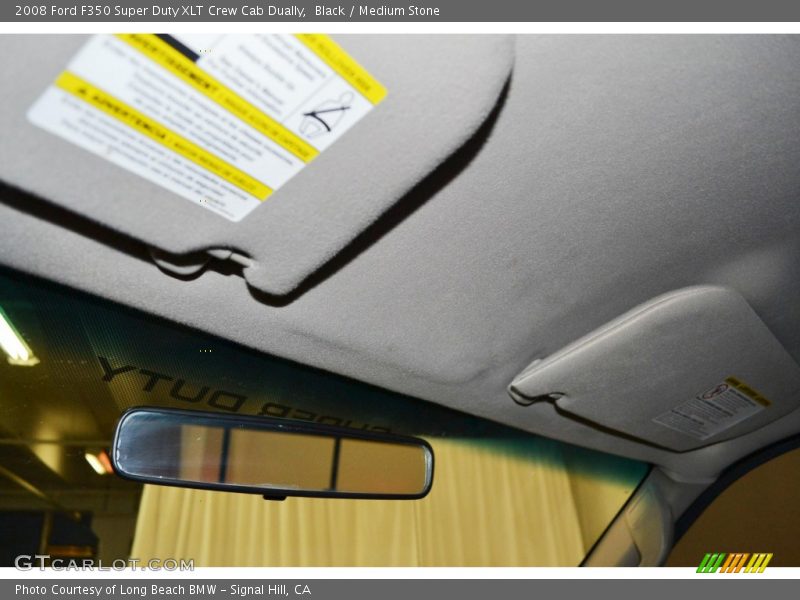 Black / Medium Stone 2008 Ford F350 Super Duty XLT Crew Cab Dually