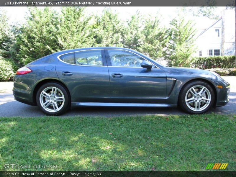 Yachting Blue Metallic / Yachting Blue/Cream 2010 Porsche Panamera 4S