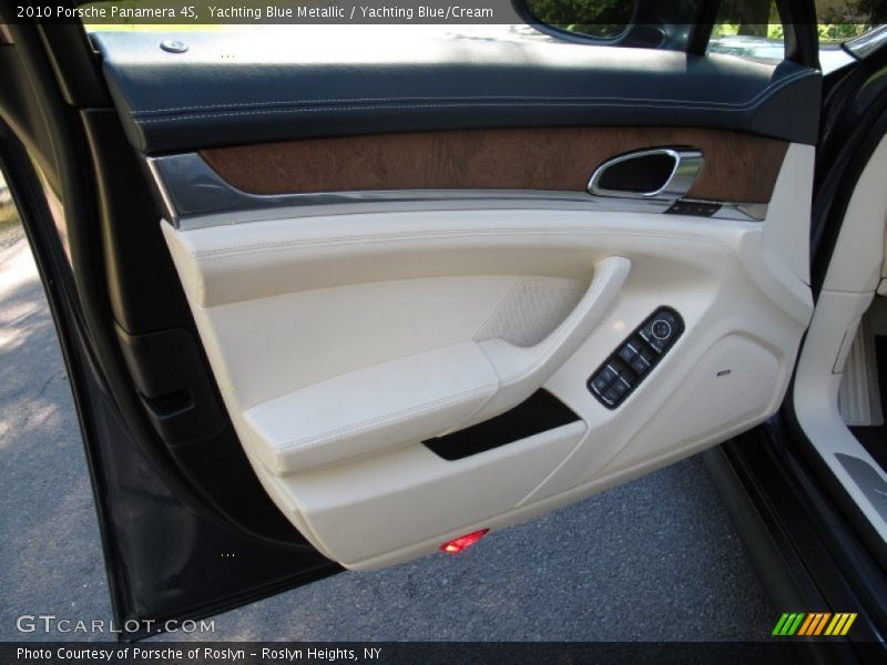 Yachting Blue Metallic / Yachting Blue/Cream 2010 Porsche Panamera 4S