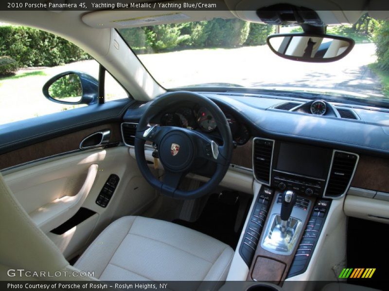 Yachting Blue Metallic / Yachting Blue/Cream 2010 Porsche Panamera 4S