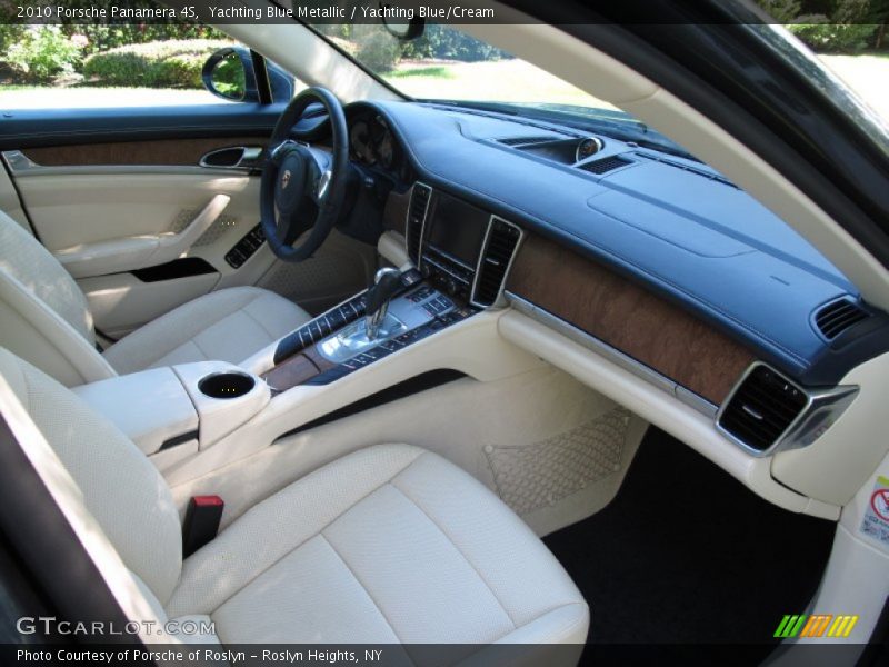 Yachting Blue Metallic / Yachting Blue/Cream 2010 Porsche Panamera 4S