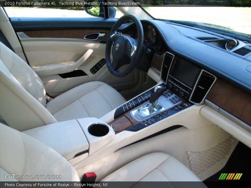 Yachting Blue Metallic / Yachting Blue/Cream 2010 Porsche Panamera 4S