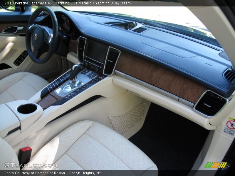 Yachting Blue Metallic / Yachting Blue/Cream 2010 Porsche Panamera 4S