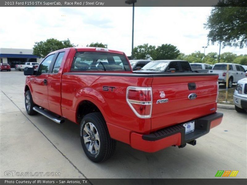 Race Red / Steel Gray 2013 Ford F150 STX SuperCab
