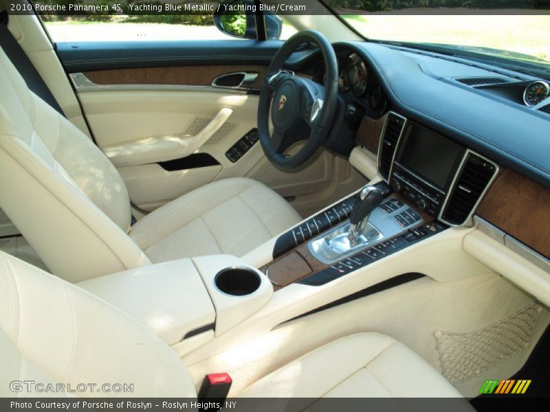 Yachting Blue Metallic / Yachting Blue/Cream 2010 Porsche Panamera 4S