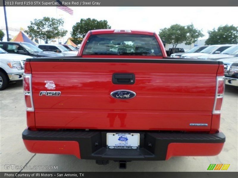 Race Red / Steel Gray 2013 Ford F150 STX SuperCab