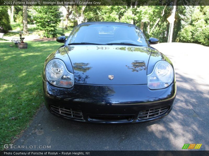 Midnight Blue Metallic / Graphite Grey 2001 Porsche Boxster S