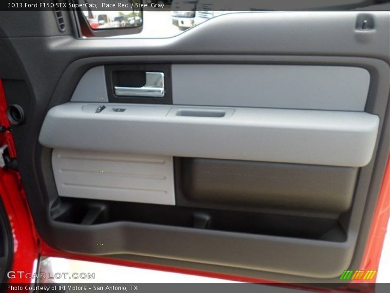 Race Red / Steel Gray 2013 Ford F150 STX SuperCab