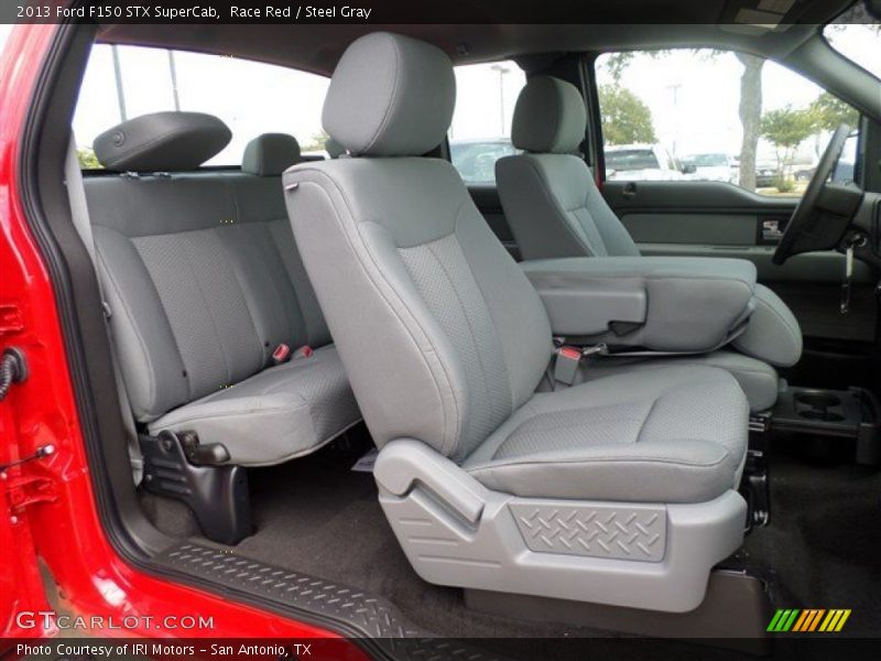 Race Red / Steel Gray 2013 Ford F150 STX SuperCab