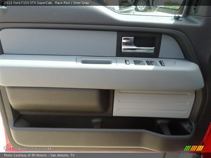 Race Red / Steel Gray 2013 Ford F150 STX SuperCab