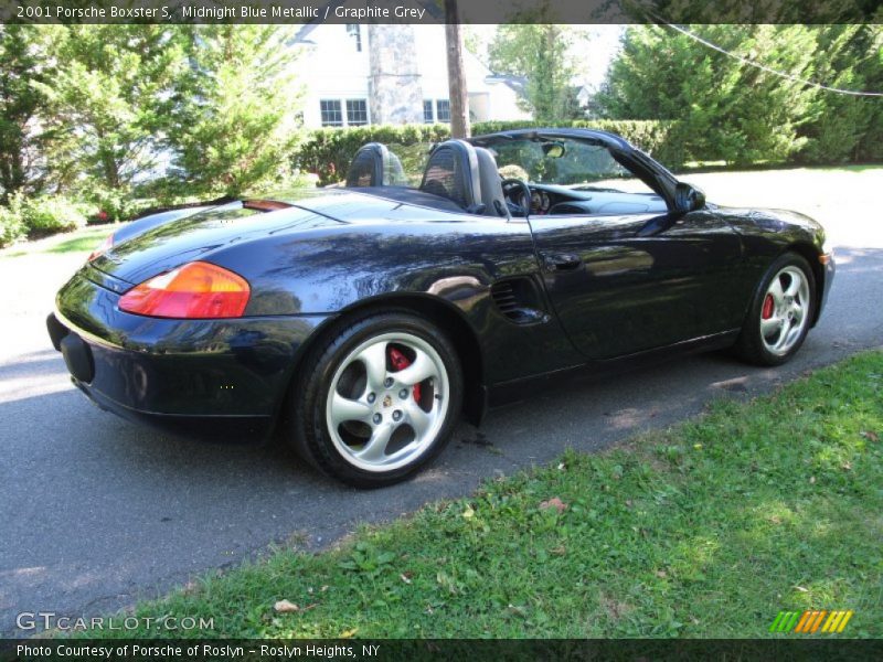 Midnight Blue Metallic / Graphite Grey 2001 Porsche Boxster S