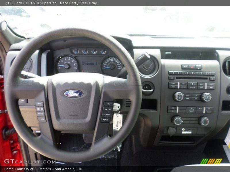 Race Red / Steel Gray 2013 Ford F150 STX SuperCab