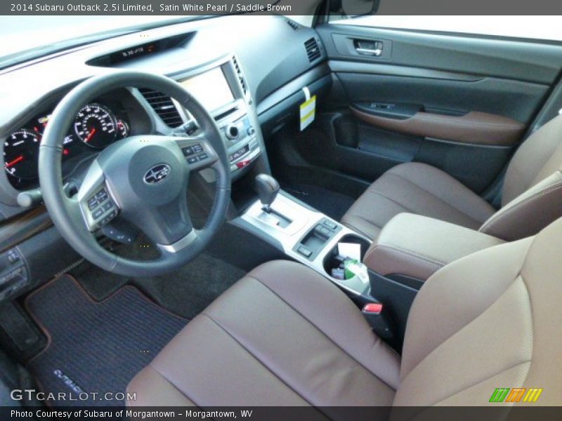  2014 Outback 2.5i Limited Saddle Brown Interior