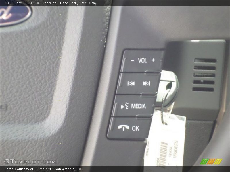 Race Red / Steel Gray 2013 Ford F150 STX SuperCab