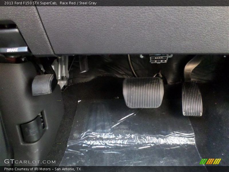 Race Red / Steel Gray 2013 Ford F150 STX SuperCab