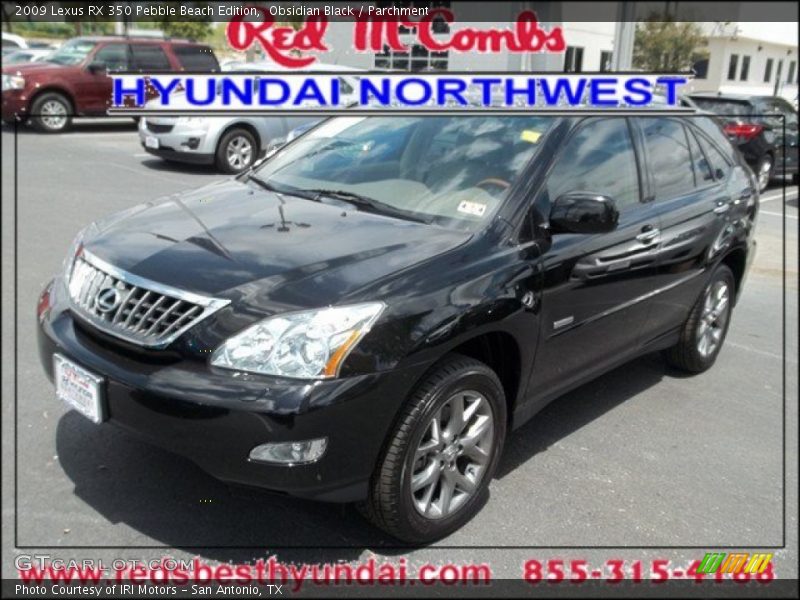 Obsidian Black / Parchment 2009 Lexus RX 350 Pebble Beach Edition