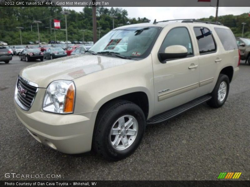 Gold Mist Metallic / Light Tan 2012 GMC Yukon SLT 4x4