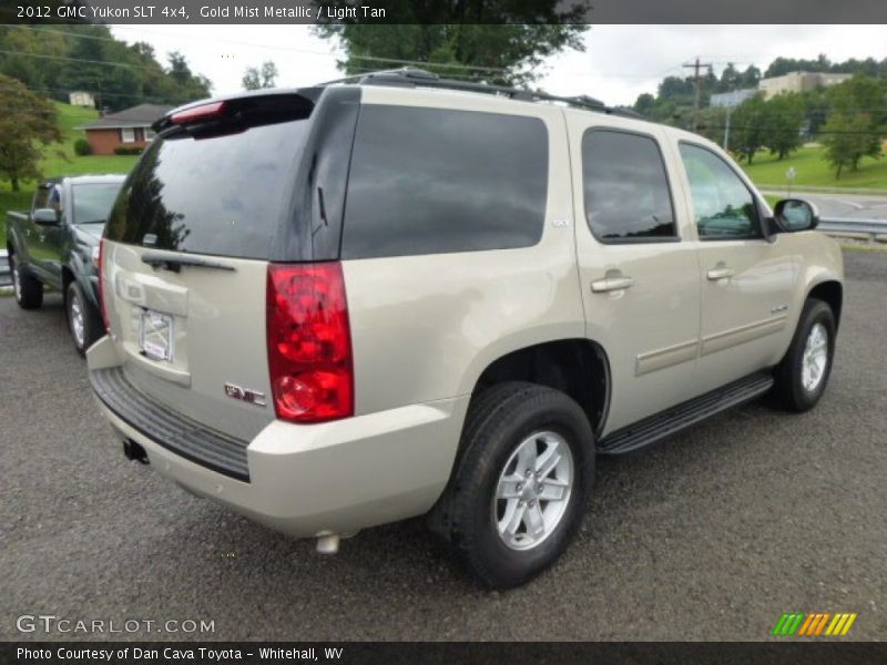 Gold Mist Metallic / Light Tan 2012 GMC Yukon SLT 4x4