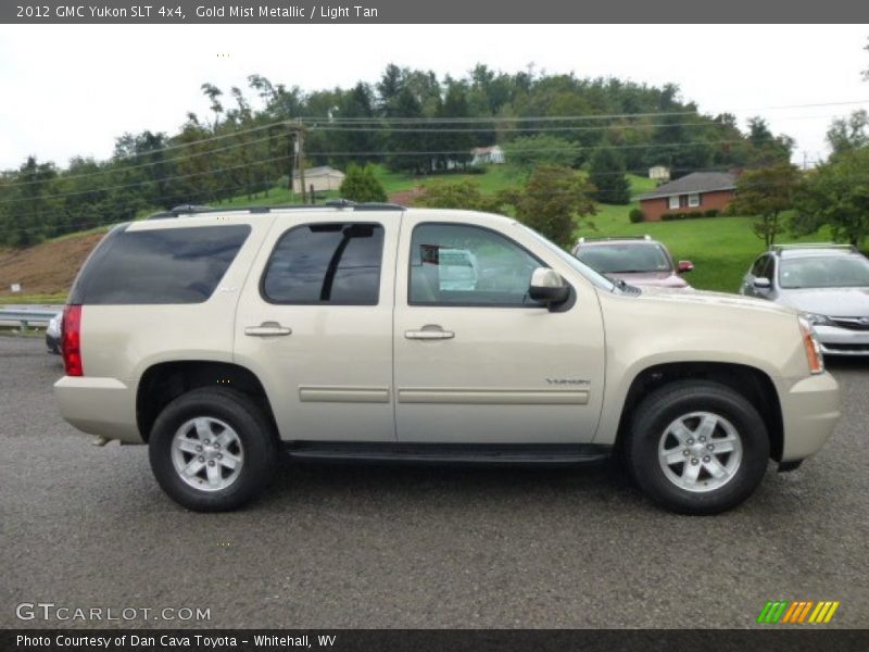 Gold Mist Metallic / Light Tan 2012 GMC Yukon SLT 4x4