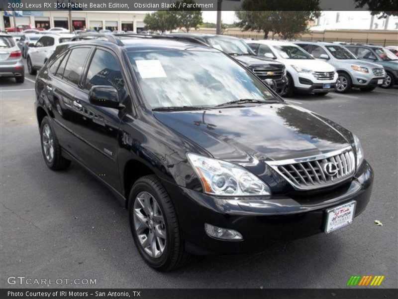 Obsidian Black / Parchment 2009 Lexus RX 350 Pebble Beach Edition