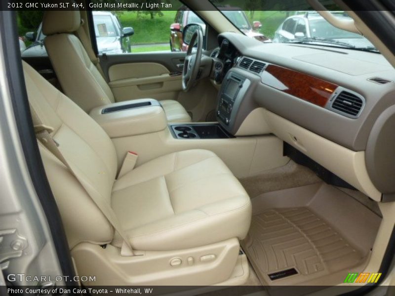Gold Mist Metallic / Light Tan 2012 GMC Yukon SLT 4x4