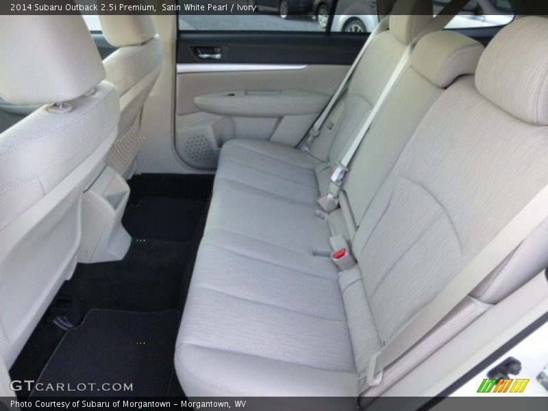 Satin White Pearl / Ivory 2014 Subaru Outback 2.5i Premium